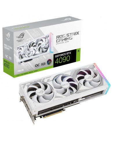 ASUS ROG Strix RTX 4090 White OC Edition 24GB - Pc Gamer Casa ASUS ROG Strix RTX 4090 White OC Edition 24GB - Pc Gamer Casa