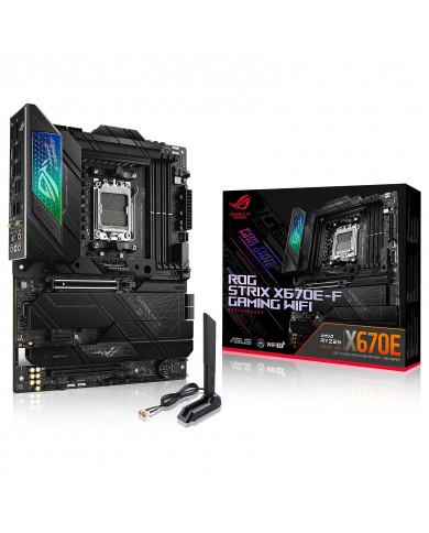 ASUS ROG STRIX X670E-F GAMING WIFI - Pc Gamer Casa ASUS ROG STRIX X670E-F GAMING WIFI - Pc Gamer Casa