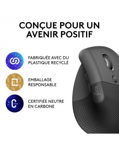 Logitech Lift Left (Graphite) - Souris PC - Pc Gamer Casa Logitech Lift Left (Graphite) - Souris PC - Pc Gamer Casa
