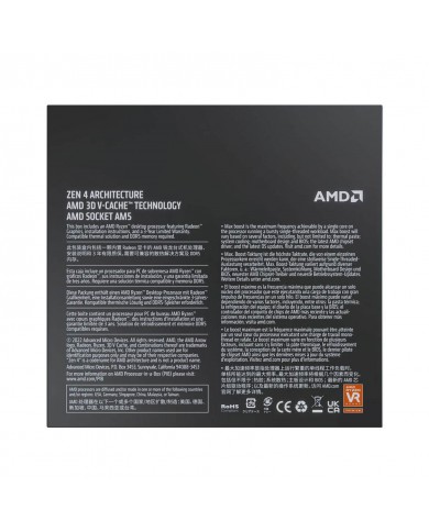AMD Ryzen 7 7800X3D (4.2 GHz / 5.0 GHz) - Processeur AMD Ryzen 7 7800X3D (4.2 GHz / 5.0 GHz) - Processeur