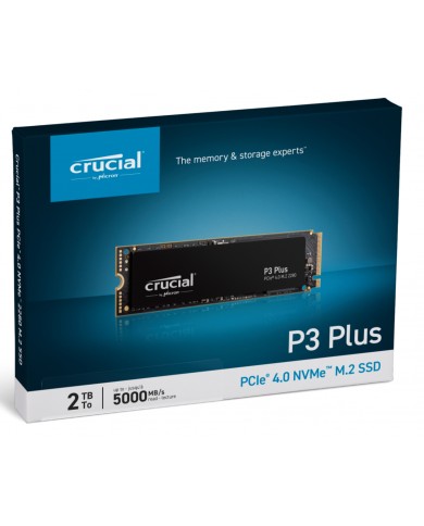 Crucial P3 Plus SSD - 500GB - M.2 2280 - PCIe 4.0 - Pc Gamer Casa Crucial P3 Plus SSD - 500GB - M.2 2280 - PCIe 4.0 - Pc Gamer Casa