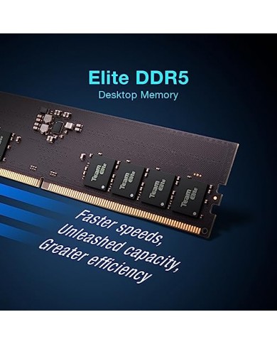TEAM ELITE UDIMM DDR5 16GB 4800 CL40-40-70 - PC GAMER CASA |Livraison Gratuite TEAM ELITE UDIMM DDR5 16GB 4800 CL40-40-70 - PC GAMER CASA |Livraison Gratuite