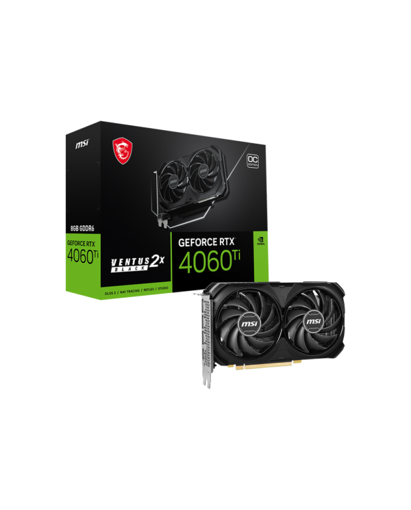 MSI GeForce RTX 4060 Ti VENTUS 2X BLACK 8G OC