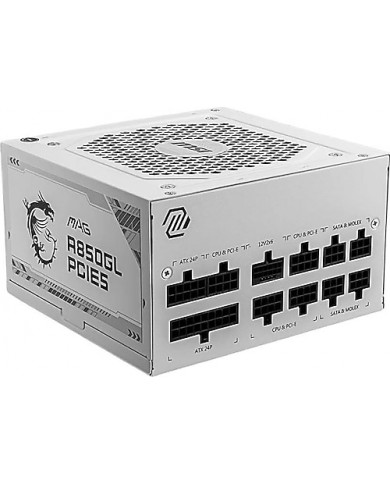 MSI MAG A850GL PCIE5 BLANC - Alimentation PC- Pc Gamer Casa MSI MAG A850GL PCIE5 BLANC - Alimentation PC- Pc Gamer Casa