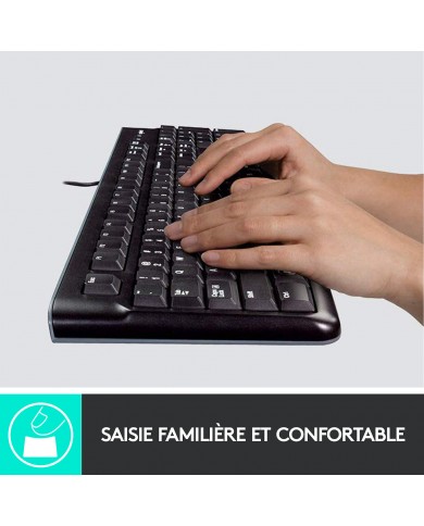 Logitech Desktop MK120 - Pack clavier souris - Pc Gamer Casa Logitech Desktop MK120 - Pack clavier souris - Pc Gamer Casa
