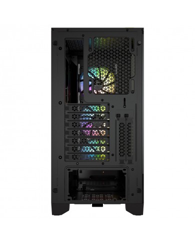 Corsair iCUE 4000X RGB Tempered Glass (Noir) - Pc Gamer Casa Corsair iCUE 4000X RGB Tempered Glass (Noir) - Pc Gamer Casa