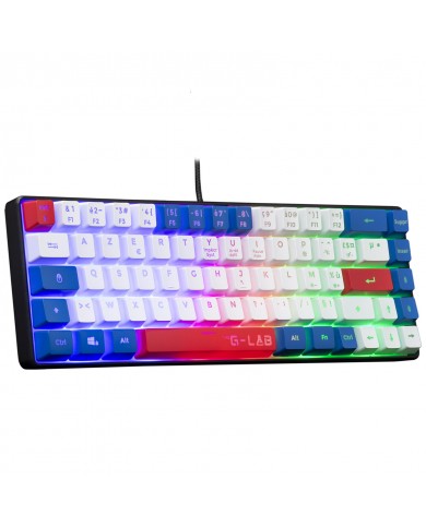 The G-Lab Keyz Hydrogen (Bleu/Blanc/Rouge) - Clavier PC