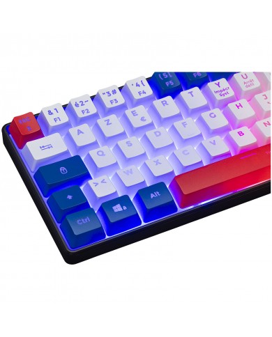 The G-Lab Keyz Hydrogen (Bleu/Blanc/Rouge) - Clavier PC