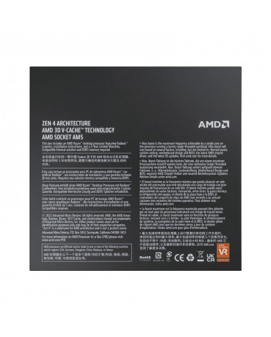 AMD Ryzen 9 7900X3D (4.4 GHz / 5.6 GHz) - Processeur - Pc Gamer Casa AMD Ryzen 9 7900X3D (4.4 GHz / 5.6 GHz) - Processeur - Pc Gamer Casa