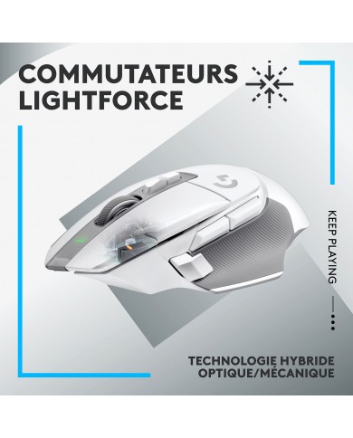 Logitech G502X Lightspeed Blanc - Souris PC - Logitech Maroc Logitech G502X Lightspeed Blanc - Souris PC - Logitech Maroc