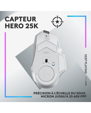 Logitech G502X Plus Blanc - Souris PC - Logitech Maroc Logitech G502X Plus Blanc - Souris PC - Logitech Maroc