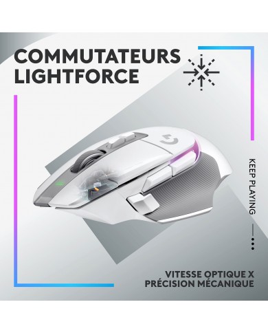 Logitech G502X Plus Blanc - Souris PC - Logitech Maroc Logitech G502X Plus Blanc - Souris PC - Logitech Maroc