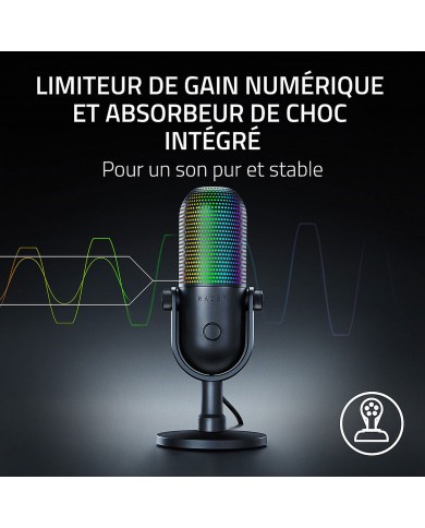 Razer Seiren V3 Chroma / Microphone / RAZER Maroc Razer Seiren V3 Chroma / Microphone / RAZER Maroc