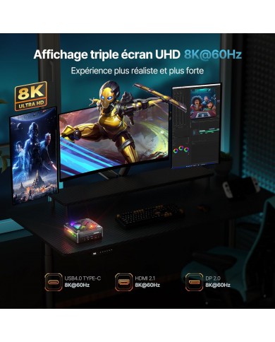 ACEMAGIC AM18 AMD Ryzen™ 7 7840HS / Mini PC / Pc Gamer Casa ACEMAGIC AM18 AMD Ryzen™ 7 7840HS / Mini PC / Pc Gamer Casa