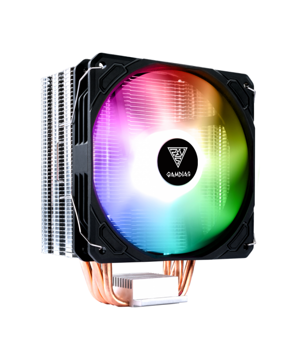 GAMDIAS BOREAS E1-410 CPU AIRCOOLER RGB (Noir)