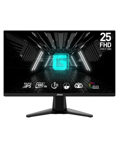 MSI G255F : Écran Gaming 24.5" IPS 180Hz Full HD Ultra-Réactif MSI G255F : Écran Gaming 24.5" IPS 180Hz Full HD Ultra-Réactif