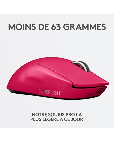 Logitech G Wireless Gaming Pro X Superlight (Magenta)