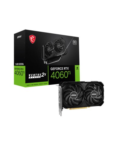 MSI GeForce RTX 4060 Ti VENTUS 2X BLACK 16G OC - Carte Graphique MSI GeForce RTX 4060 Ti VENTUS 2X BLACK 16G OC - Carte Graphique