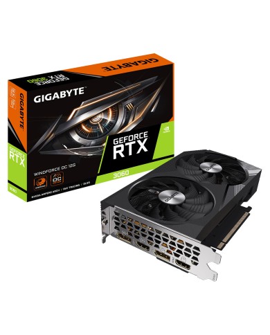 Gigabyte GeForce RTX 3060 WINDFORCE OC 12G (LHR) | Carte Graphique Gigabyte GeForce RTX 3060 WINDFORCE OC 12G (LHR) | Carte Graphique