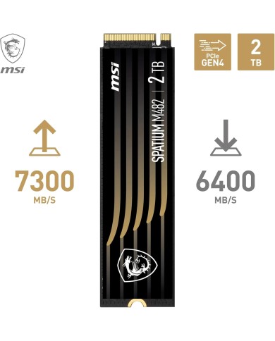 MSI SPATIUM M482 NVME 2TB - Disque SSD