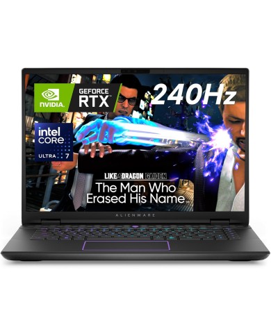 Dell Alienware m16 R2 2024 ULTRA9 185H/RTX 4070/32G/1TO - PC portable Dell Alienware m16 R2 2024 ULTRA9 185H/RTX 4070/32G/1TO - PC portable