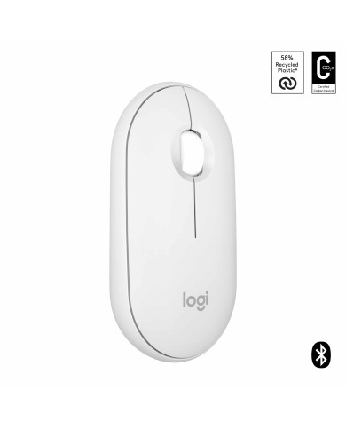 Logitech Pebble 2 M350s (Blanc) - Souris PC Logitech Pebble 2 M350s (Blanc) - Souris PC