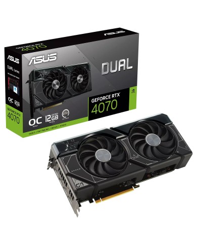ASUS GeForce RTX 4070 Dual OC Edition 12GB - Carte Graphique ASUS GeForce RTX 4070 Dual OC Edition 12GB - Carte Graphique