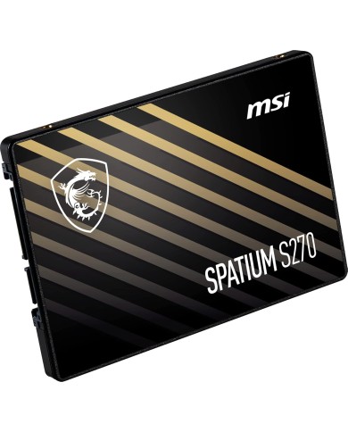 MSI SPATIUM S270 960GB SSD SATA 2.5 - Disque SSD Interne MSI SPATIUM S270 960GB SSD SATA 2.5 - Disque SSD Interne