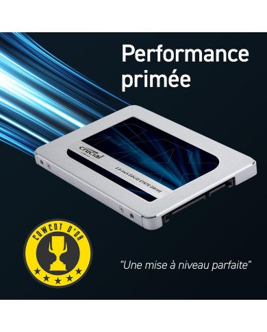 Crucial MX500 2.5" SSD 2000GB - Disque SSD interne Crucial MX500 2.5" SSD 2000GB - Disque SSD interne