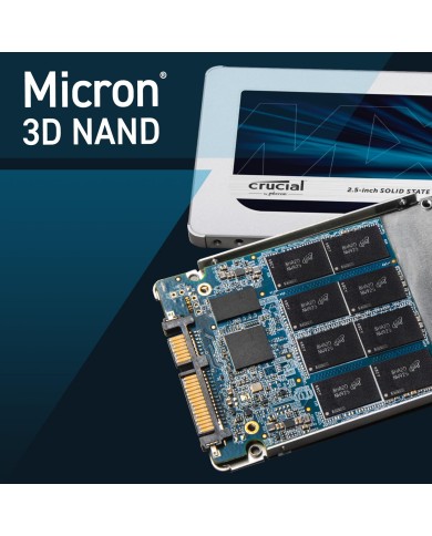 Crucial MX500 2.5" SSD 2000GB - Disque SSD interne Crucial MX500 2.5" SSD 2000GB - Disque SSD interne