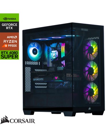 PC Gamer - Ryzen 9 9950X & RTX 4080 SUPER| PCGAMERCASA PC Gamer - Ryzen 9 9950X & RTX 4080 SUPER| PCGAMERCASA