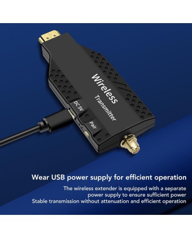 Transmetteur et Récepteur HDMI Sans Fil - 50m | Full HD 1080P Transmetteur et Récepteur HDMI Sans Fil - 50m | Full HD 1080P