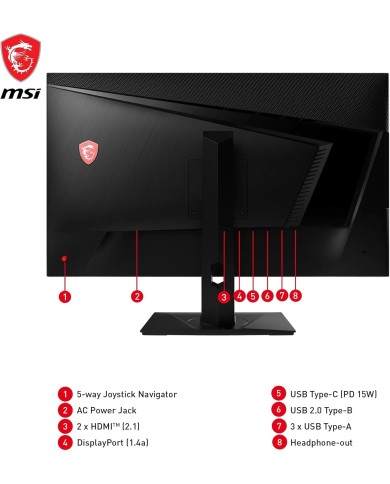 MSI MAG 322UPF 4K Ultra HD 32" 160 Hz/s - Ecran PC MSI MAG 322UPF 4K Ultra HD 32" 160 Hz/s - Ecran PC