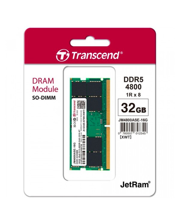 RAM PC PORTABLE TRANSCEND SoDIMM DDR5 4800Mhz