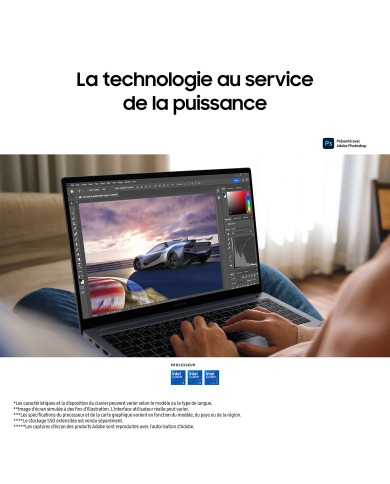 Samsung Galaxy Book4 (NP750XGK-KB1FR). - PC portable Samsung Galaxy Book4 (NP750XGK-KB1FR). - PC portable