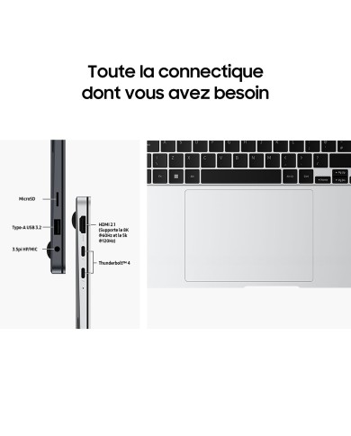 Samsung Galaxy Book4 Pro 16" (NP960XGK-KG1FR). - PC PORTABLE Samsung Galaxy Book4 Pro 16" (NP960XGK-KG1FR). - PC PORTABLE
