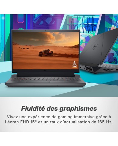 Dell G15 5530 15.6" FHD 165Hz i7-13650HX,RTX4060, 16GB RAM, 1TB - PC PORTABLE Dell G15 5530 15.6" FHD 165Hz i7-13650HX,RTX4060, 16GB RAM, 1TB - PC PORTABLE