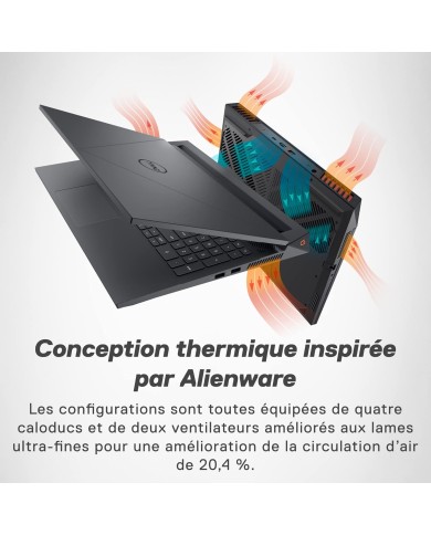 Dell G15 5530 15.6" FHD 165Hz i7-13650HX,RTX4060, 16GB RAM, 1TB - PC PORTABLE Dell G15 5530 15.6" FHD 165Hz i7-13650HX,RTX4060, 16GB RAM, 1TB - PC PORTABLE