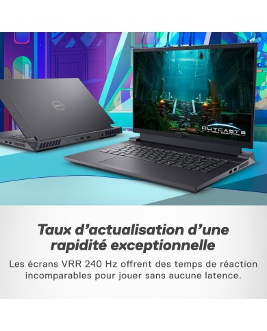 Dell G16 7630 i9, RTX 4060, 240Hz QHD+ Écran, 32Go RAM, 1To SSD, Win11 - PC PORTABLE Dell G16 7630 i9, RTX 4060, 240Hz QHD+ Écran, 32Go RAM, 1To SSD, Win11 - PC PORTABLE
