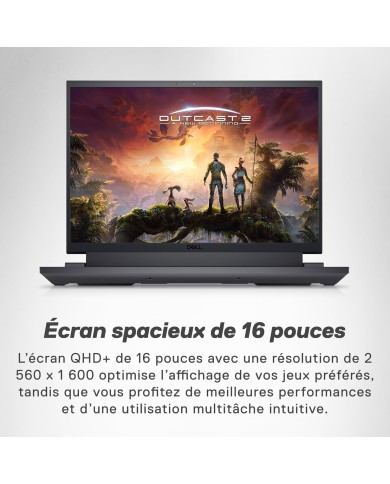 Dell G16 7630 i9, RTX 4060, 240Hz QHD+ Écran, 32Go RAM, 1To SSD, Win11 - PC PORTABLE Dell G16 7630 i9, RTX 4060, 240Hz QHD+ Écran, 32Go RAM, 1To SSD, Win11 - PC PORTABLE