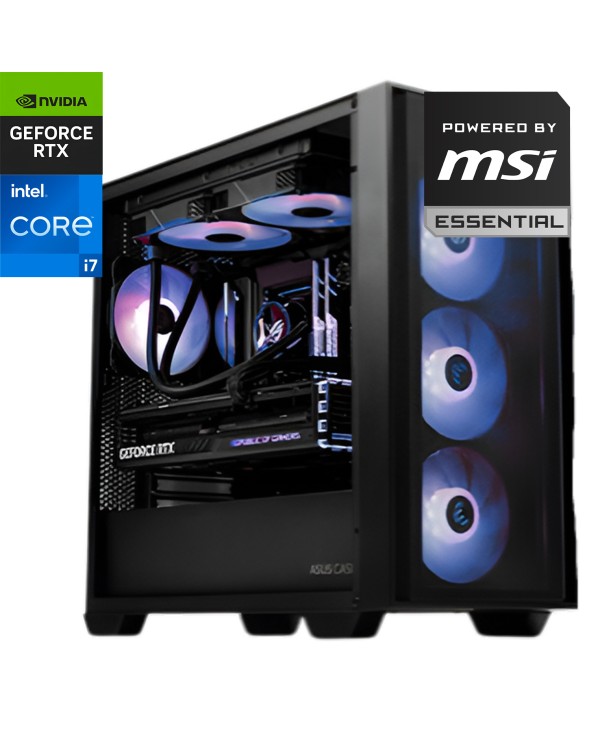 PC Gamer MSI ESSENTIAL i7 14700KF|1TB SSD|32GB DDR5|RTX5070
