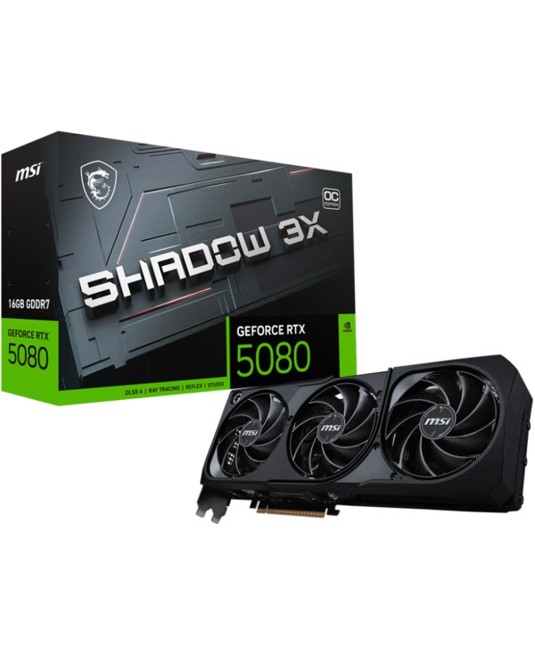 MSI GeForce RTX 5080 Shadow 3X OC 16GB GDDR7