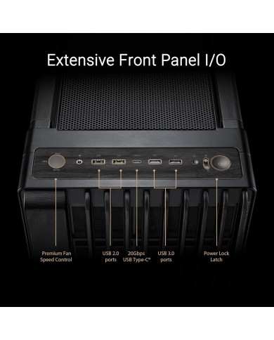 BOITIER ASUS PROART PA602 WOOD METAL PWM NOIR BOITIER ASUS PROART PA602 WOOD METAL PWM NOIR