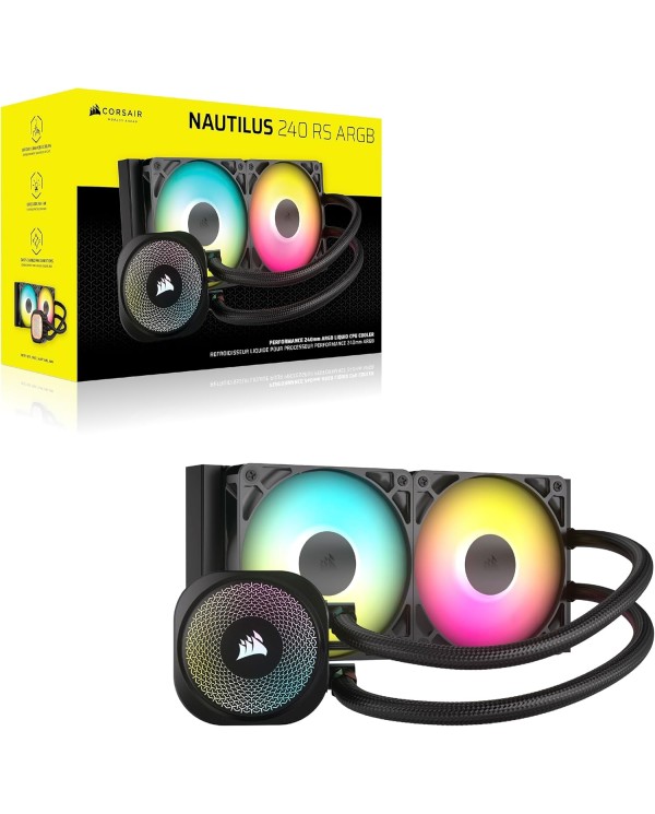 Refroidisseur liquide CORSAIR NAUTILUS 240 RS ARGB NOIR