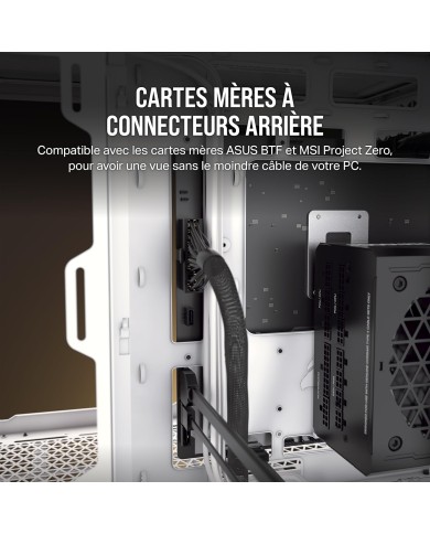 CORSAIR 6500X Boîtier PC mATX Mid-Tower - BOITIER PC CORSAIR 6500X Boîtier PC mATX Mid-Tower - BOITIER PC