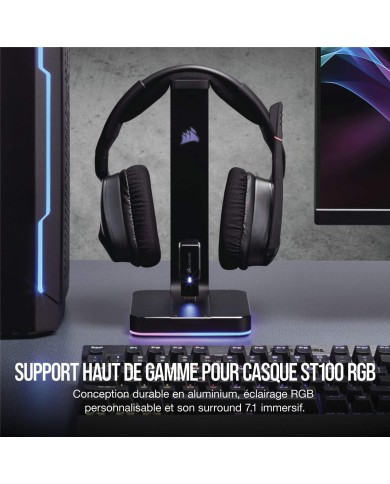 Corsair ST100 RGB - SUPPORT CASQUE Corsair ST100 RGB - SUPPORT CASQUE