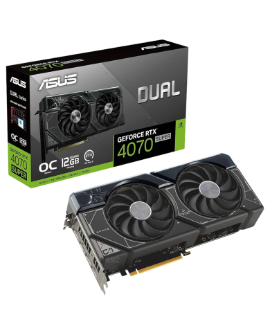 ASUS Dual GeForce RTX 4070 SUPER OC Edition 12G - Carte Graphique ASUS Dual GeForce RTX 4070 SUPER OC Edition 12G - Carte Graphique