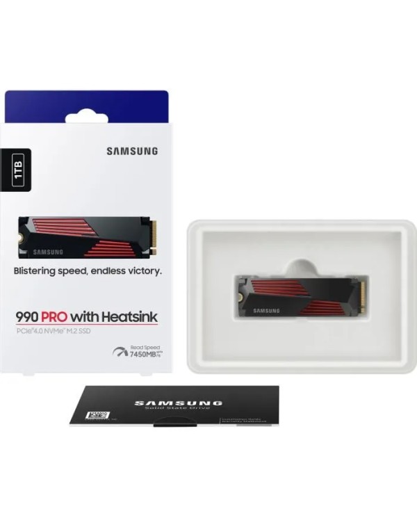 Samsung SSD 990 PRO M.2 PCIe NVMe 1 To avec dissipateur