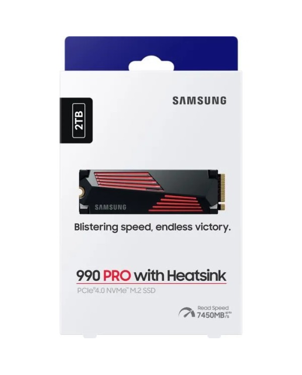 Samsung SSD 990 PRO M.2 PCIe NVMe 2To avec dissipateur