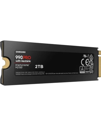 Samsung SSD 990 PRO M.2 PCIe NVMe 2To avec dissipateur - SSD Samsung SSD 990 PRO M.2 PCIe NVMe 2To avec dissipateur - SSD